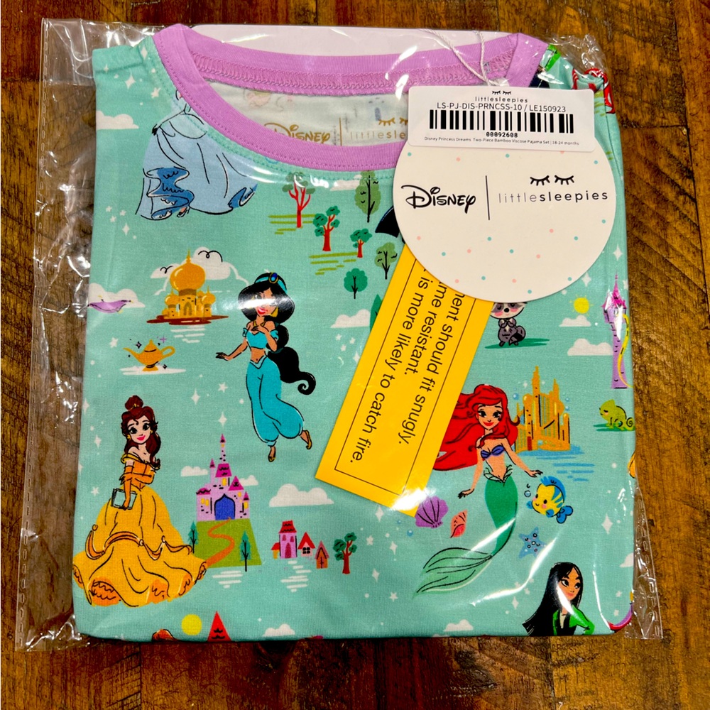 NWT Little Sleepies two piece pajama set, 18-24m